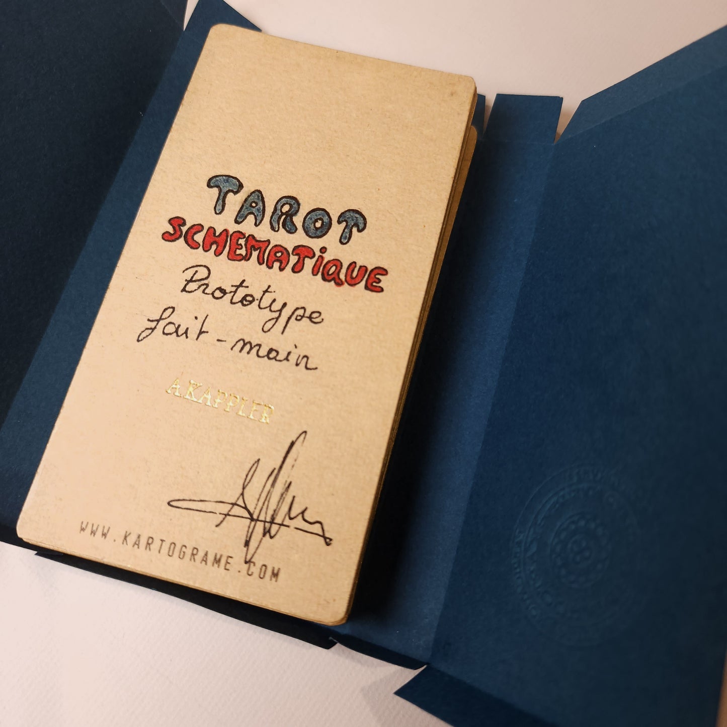 Schematic Tarot Handcrafted prototype signed - unique work