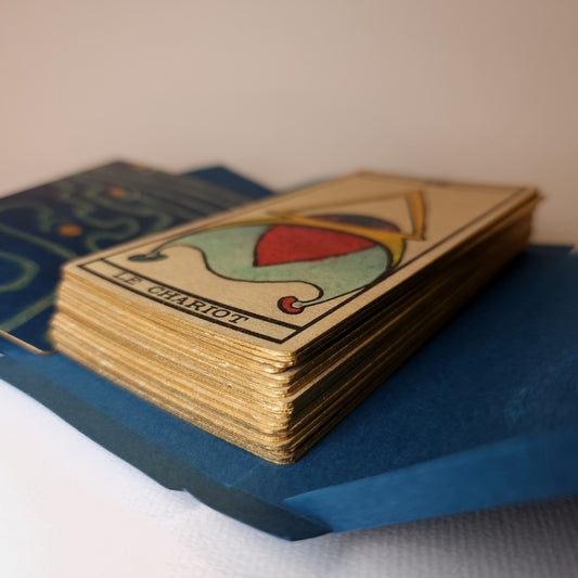 Tarot Schématique Prototype artisanal signé- œuvre unique