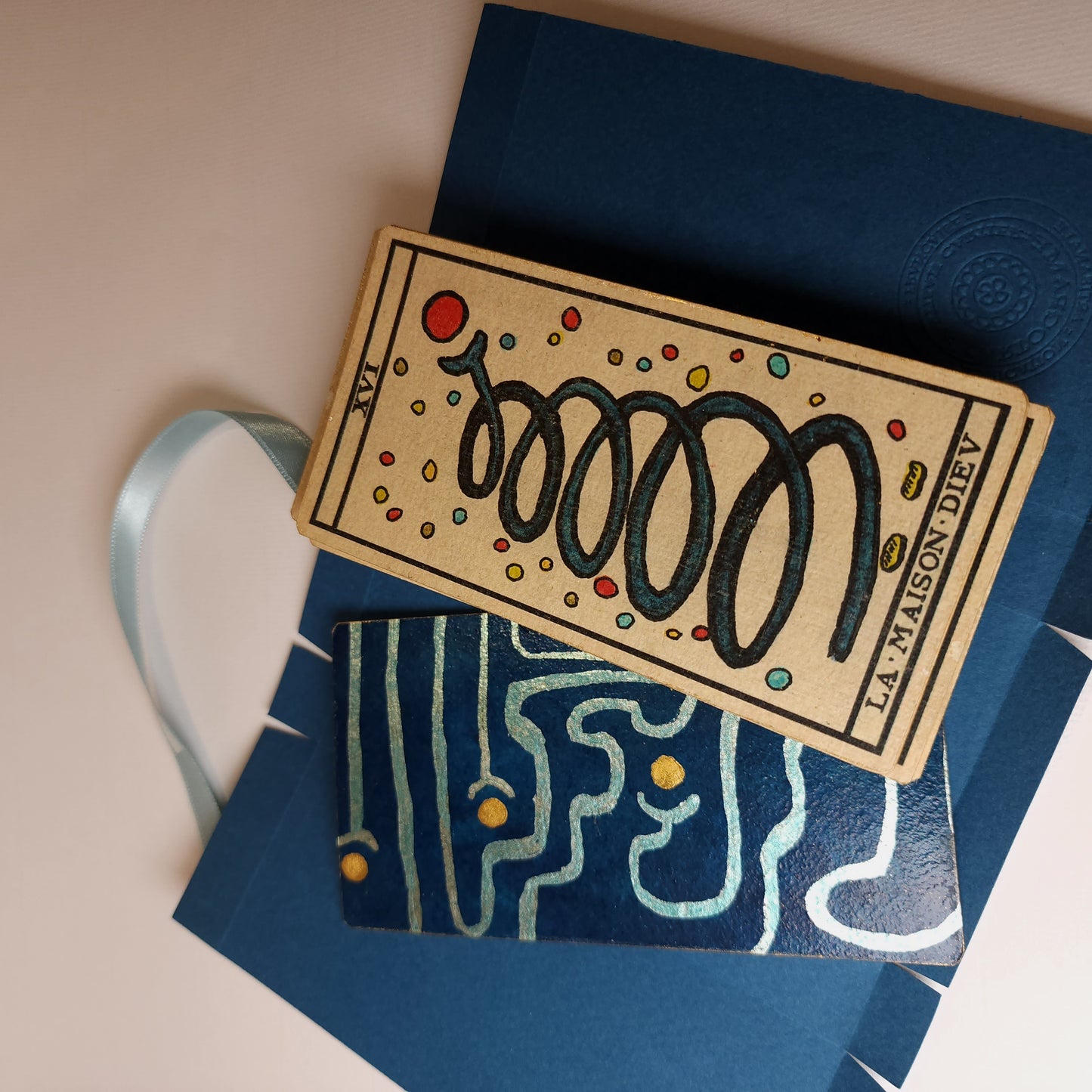 Schematic Tarot Handcrafted prototype signed - unique work