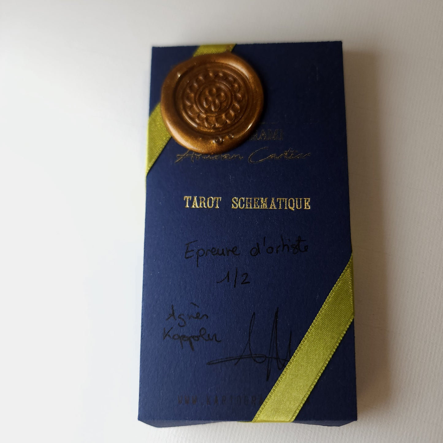 Tarot Schématique artisanal signé- reproduction limitée à 6 exemplaires