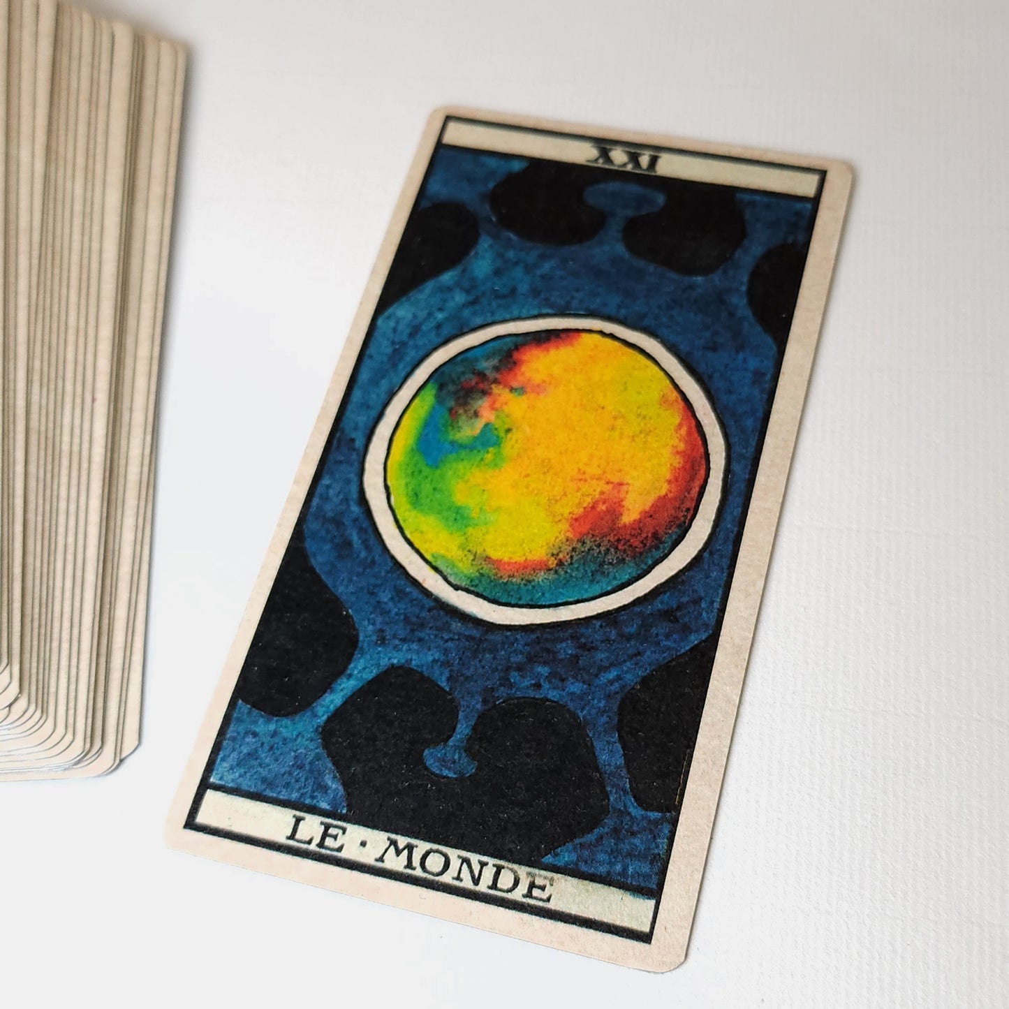 Tarot Schématique artisanal signé- reproduction limitée à 6 exemplaires