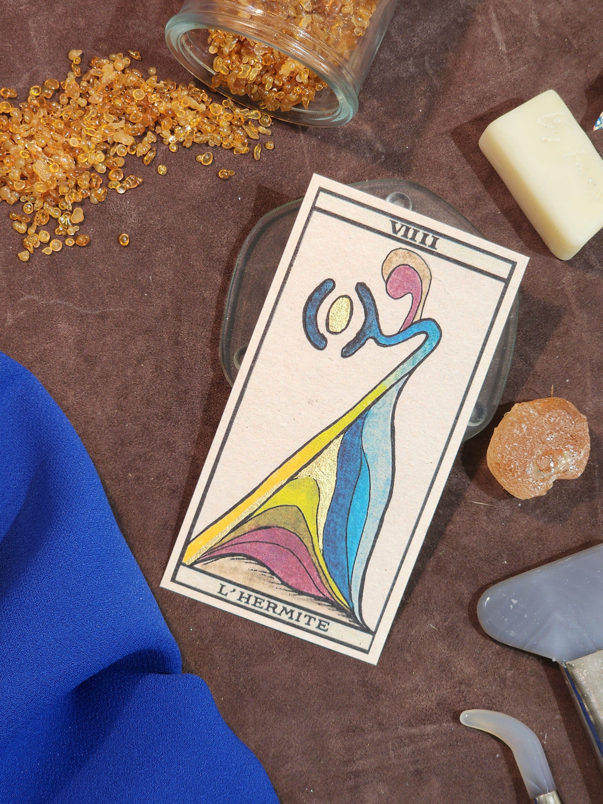 Carte à l'unité du Tarot Schematique