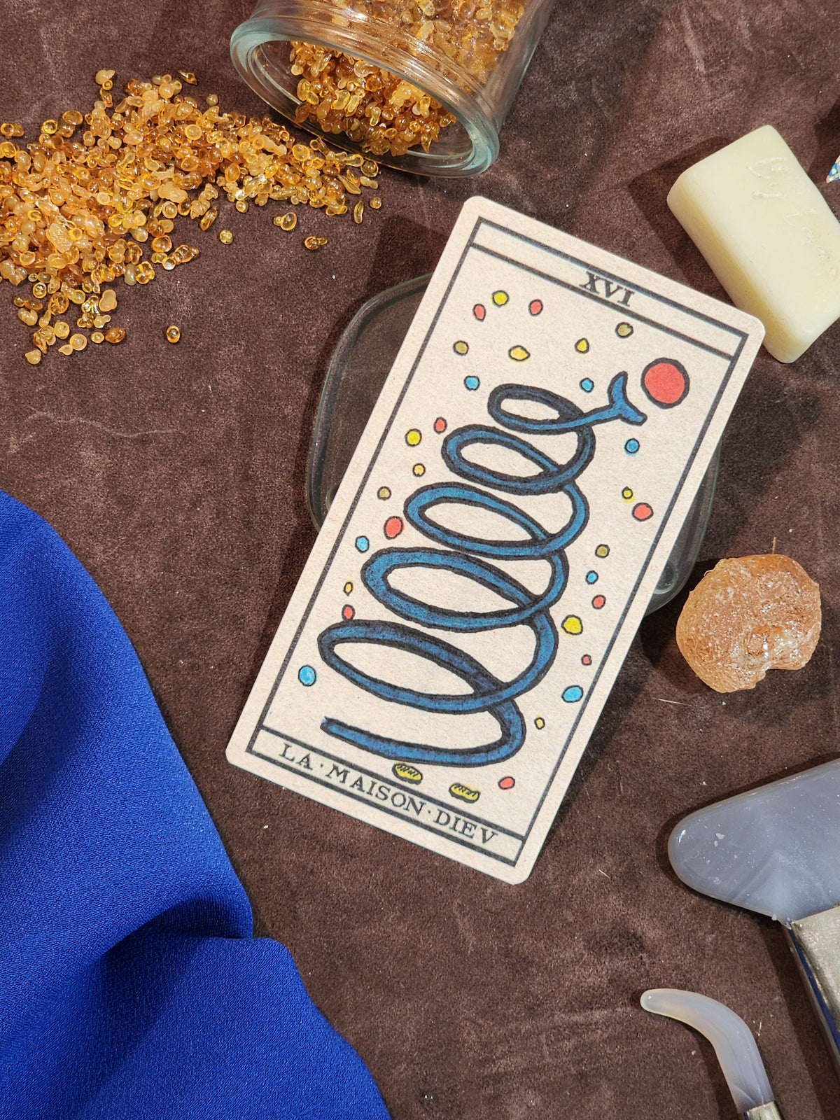 Carte à l'unité du Tarot Schematique