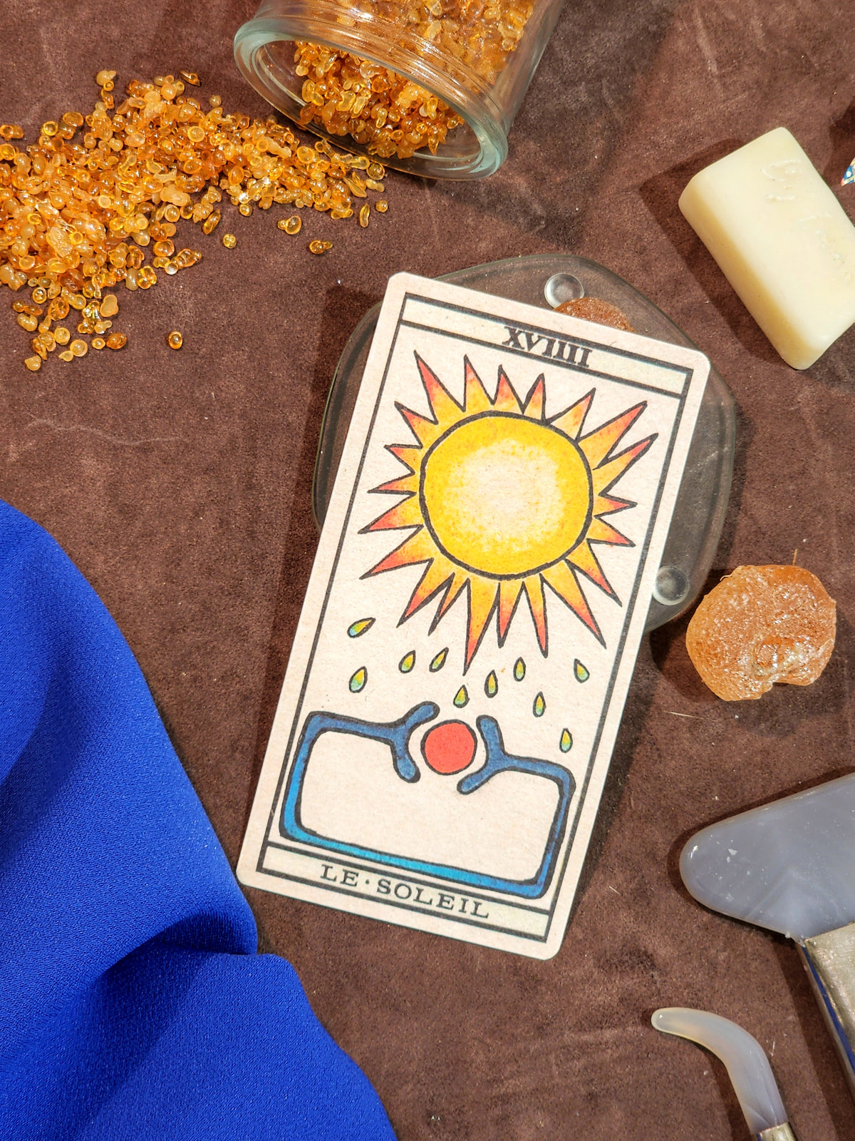 Carte à l'unité du Tarot Schematique
