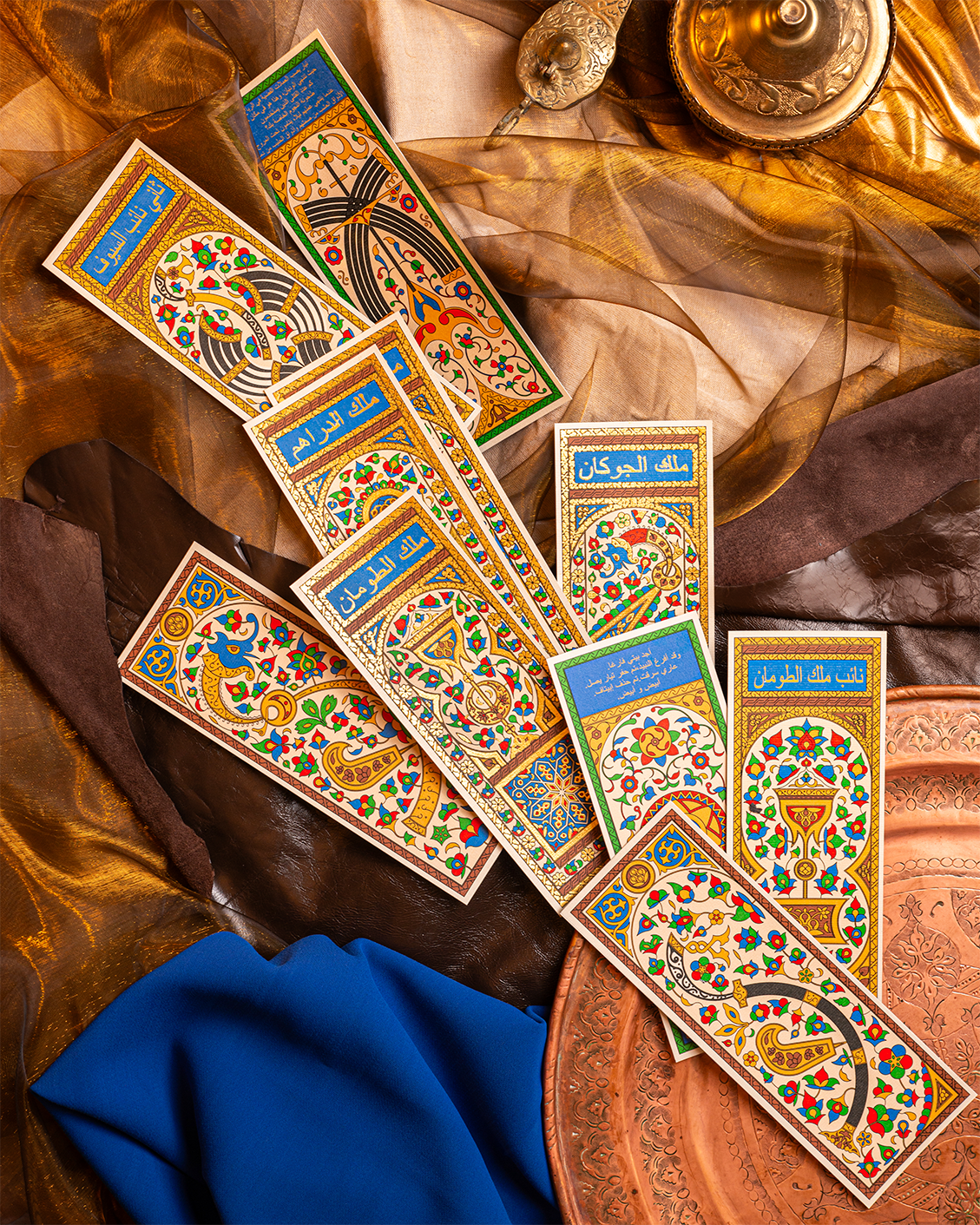 Jeu de Cartes Mamlouk – Édition Artisanale (format original 9x25 cm)
