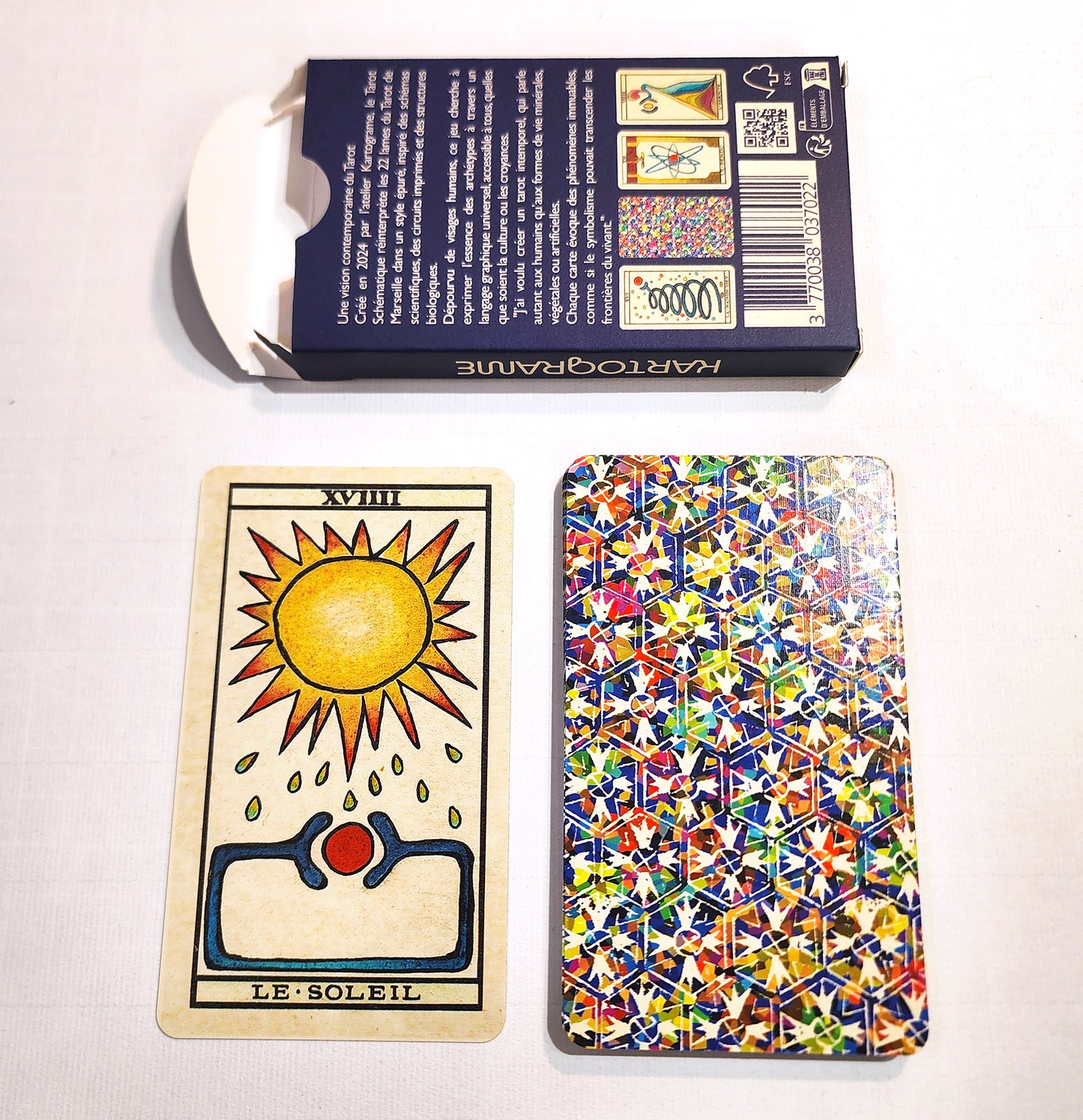 Tarot Schématique by Kartograme à Paris 2024 -Edition - 22 cards
