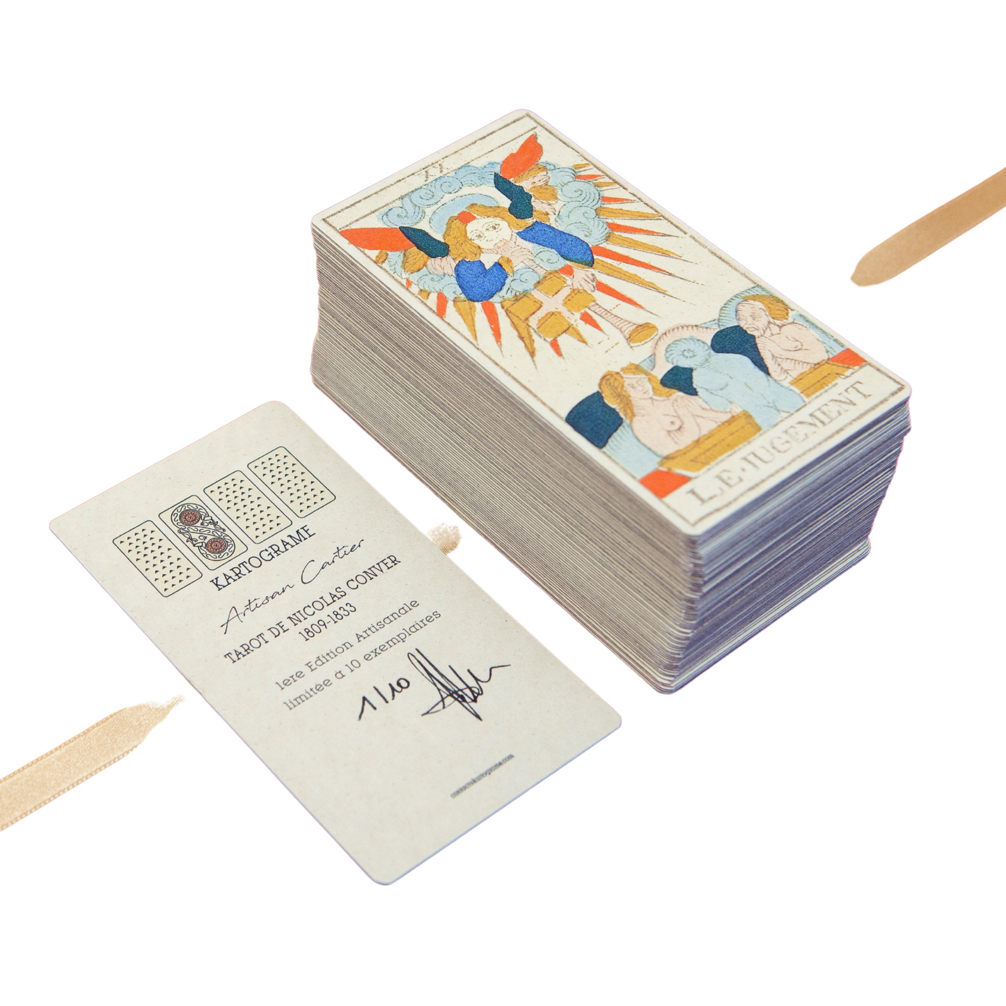Tarot de Marseille Historical Divinatory by Nicolas Conver 78 cards - reproduction
