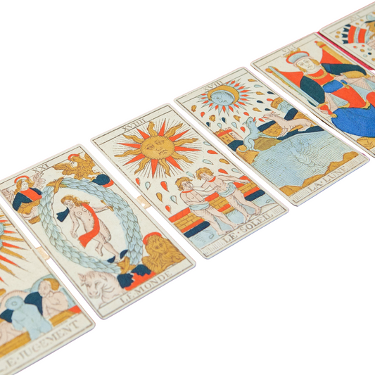 Tarot de Marseille Divinatoire Historique de Nicolas Conver 78 cartes Artisanales - reproduction