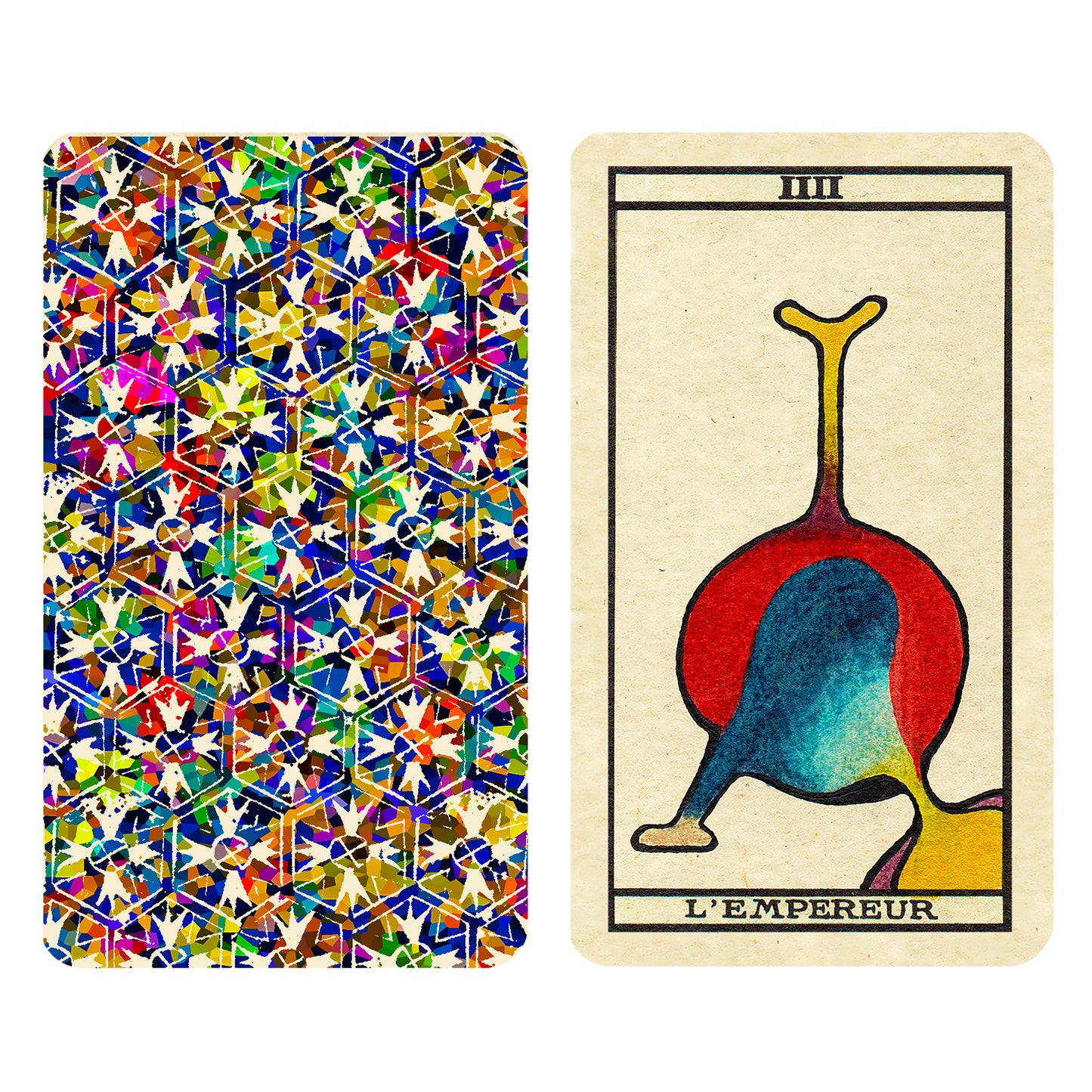 Tarot Schématique by Kartograme à Paris 2024 -Edition - 22 cards