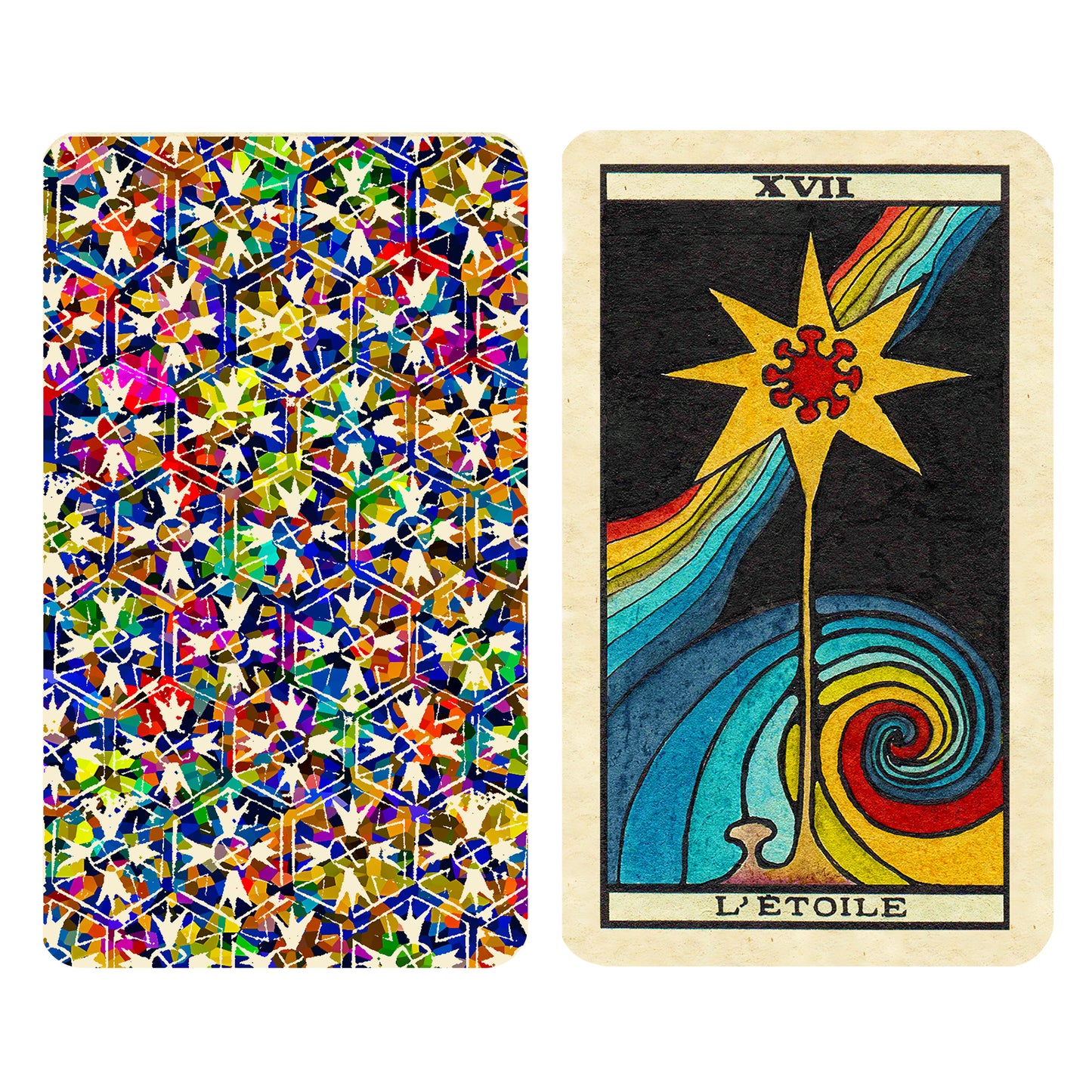 Tarot Schématique by Kartograme à Paris 2024 -Edition - 22 cards