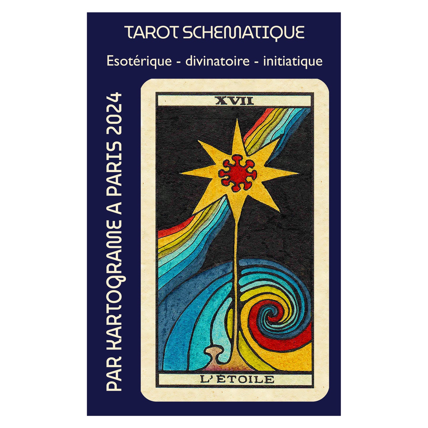 Tarot Schématique by Kartograme à Paris 2024 -Edition - 22 cards