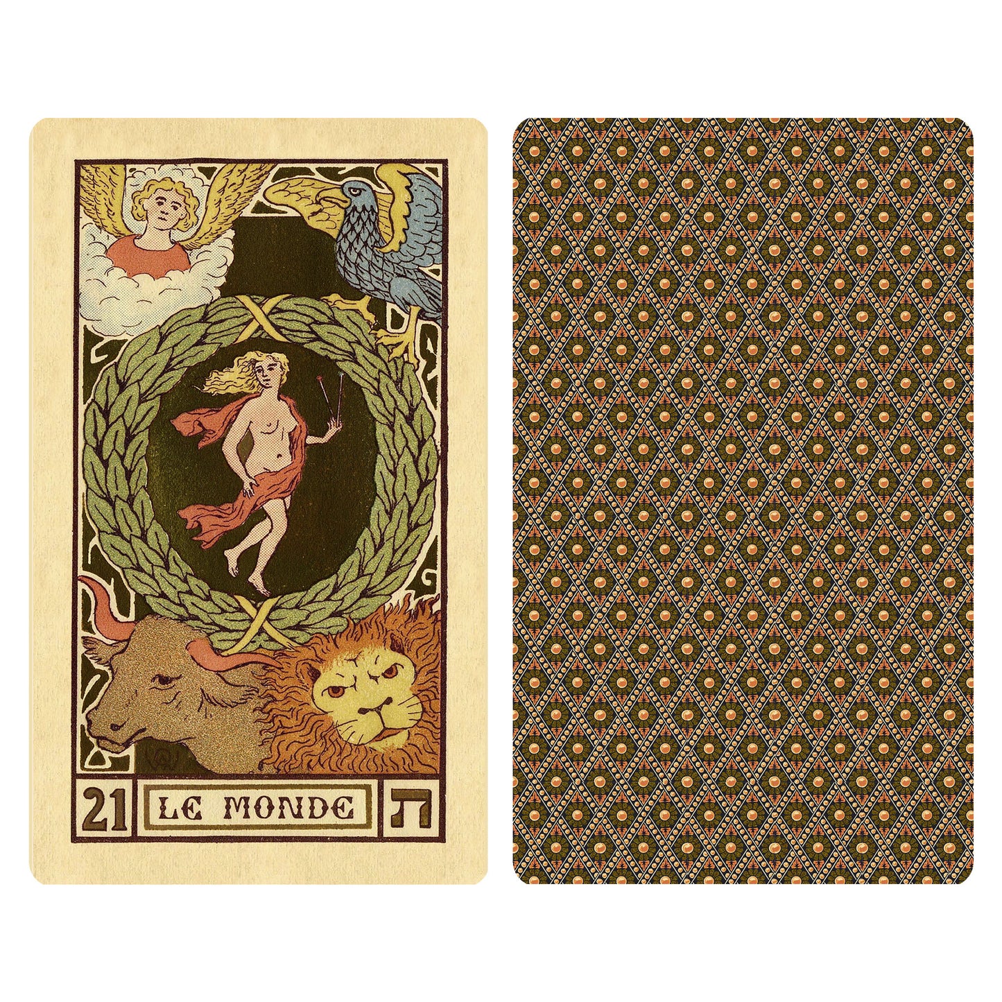 Tarot historique d'Oswald Wirth 1927 à Paris - Edition - 22 cartes