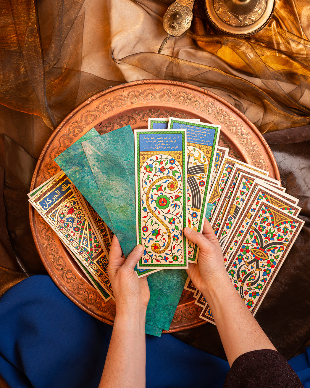 Jeu de Cartes Mamlouk – Édition Artisanale (format original 9x25 cm)