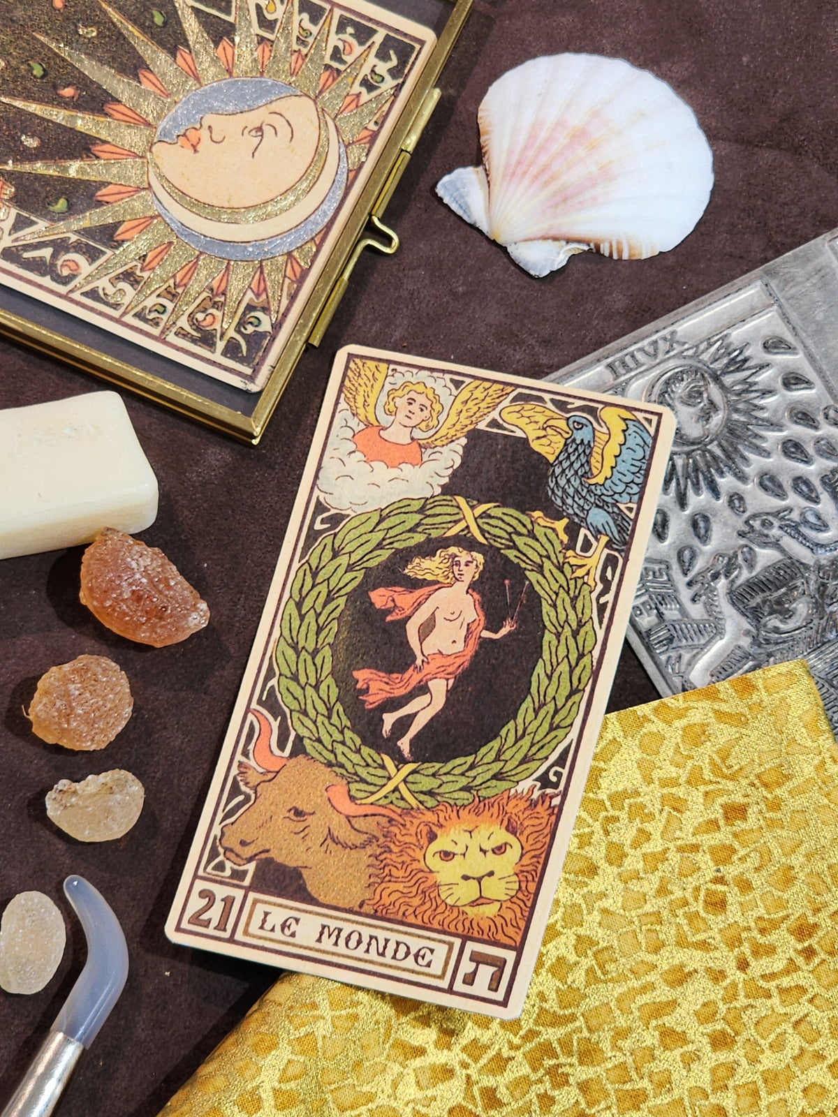 Individual cards from the Oswald Wirth Tarot