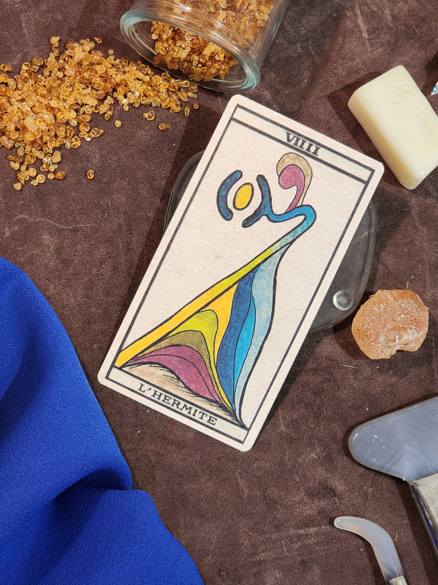 Carte à l'unité du Tarot Schematique