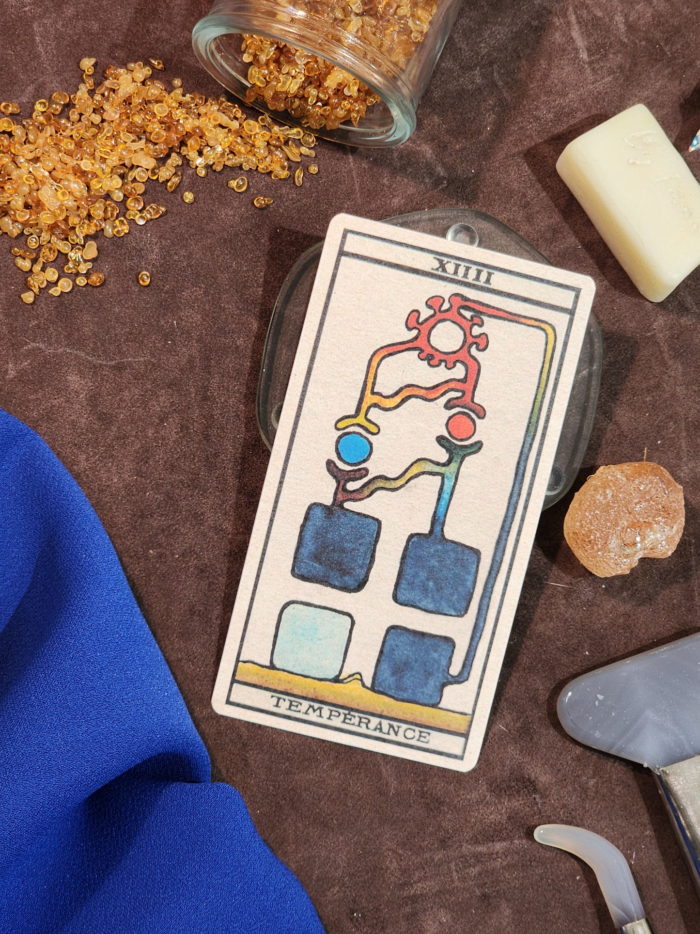 Carte à l'unité du Tarot Schematique