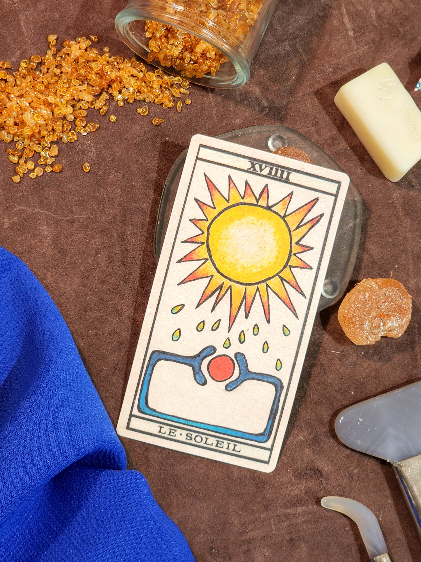 Carte à l'unité du Tarot Schematique