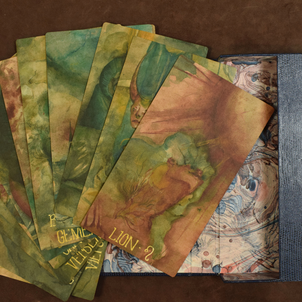 Cartes Astrologique Jeux de 12 grandes cartes symboliques