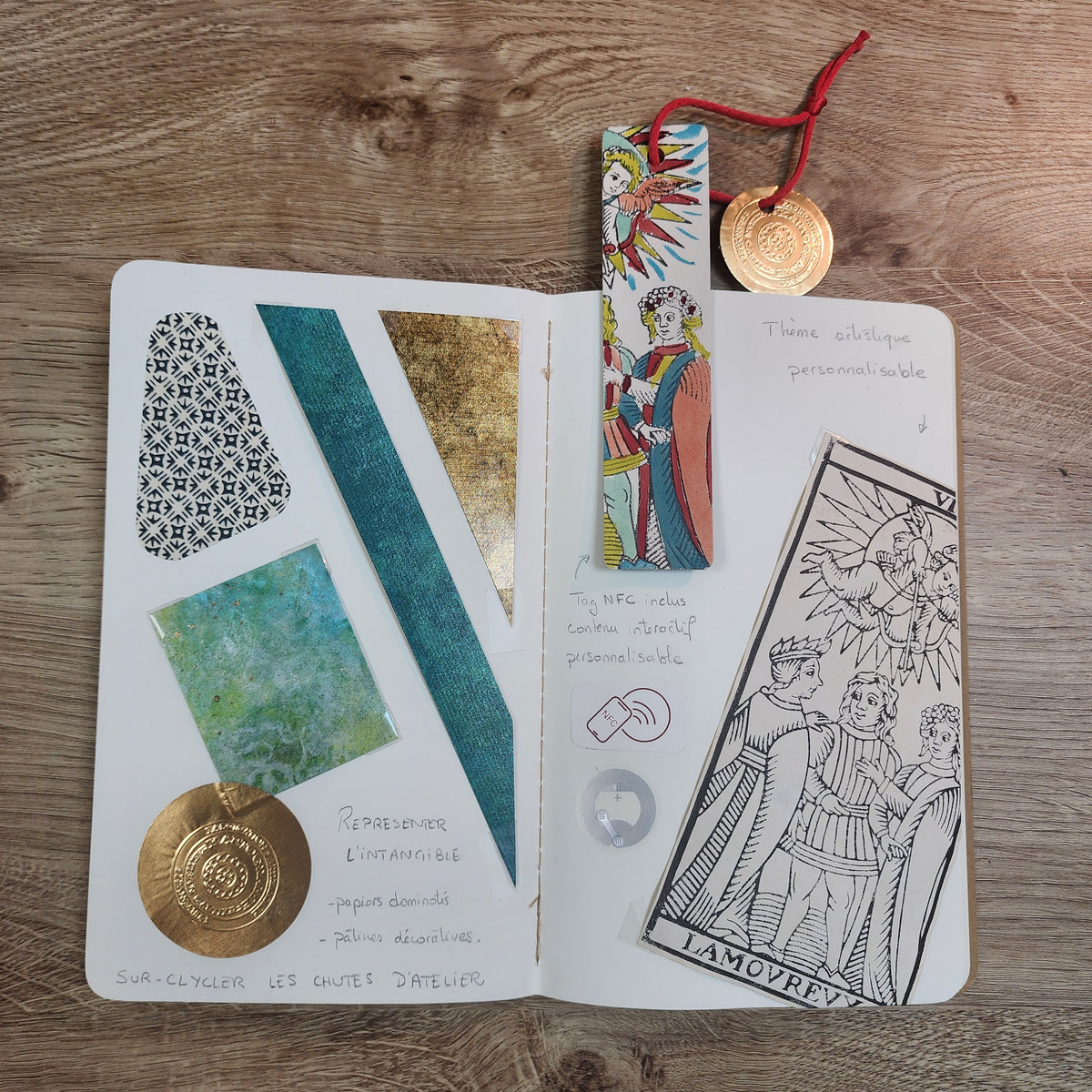 Marque-page artisanal NFC  — objet culturel et expérience numérique